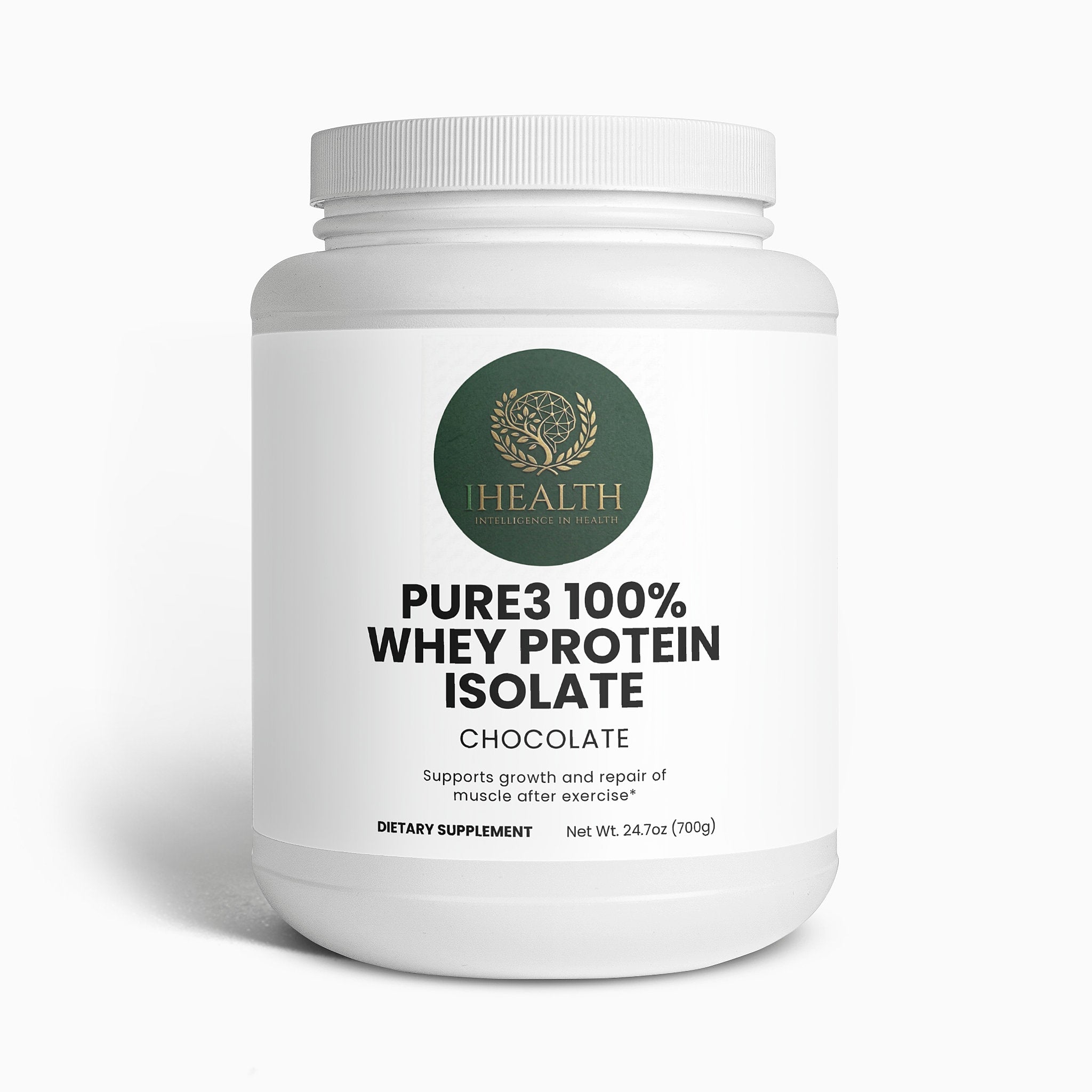iHealth Pure3 100% Whey Protein Isolate (Chocolate)