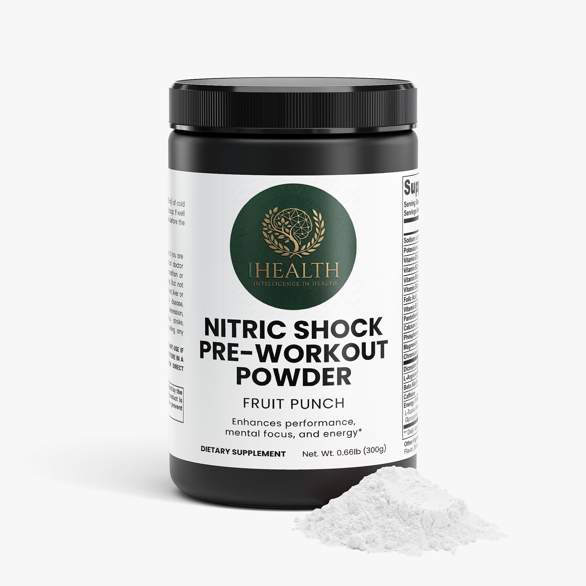 Nitric Shock Pre-Workout Powder (Fruit Punch)