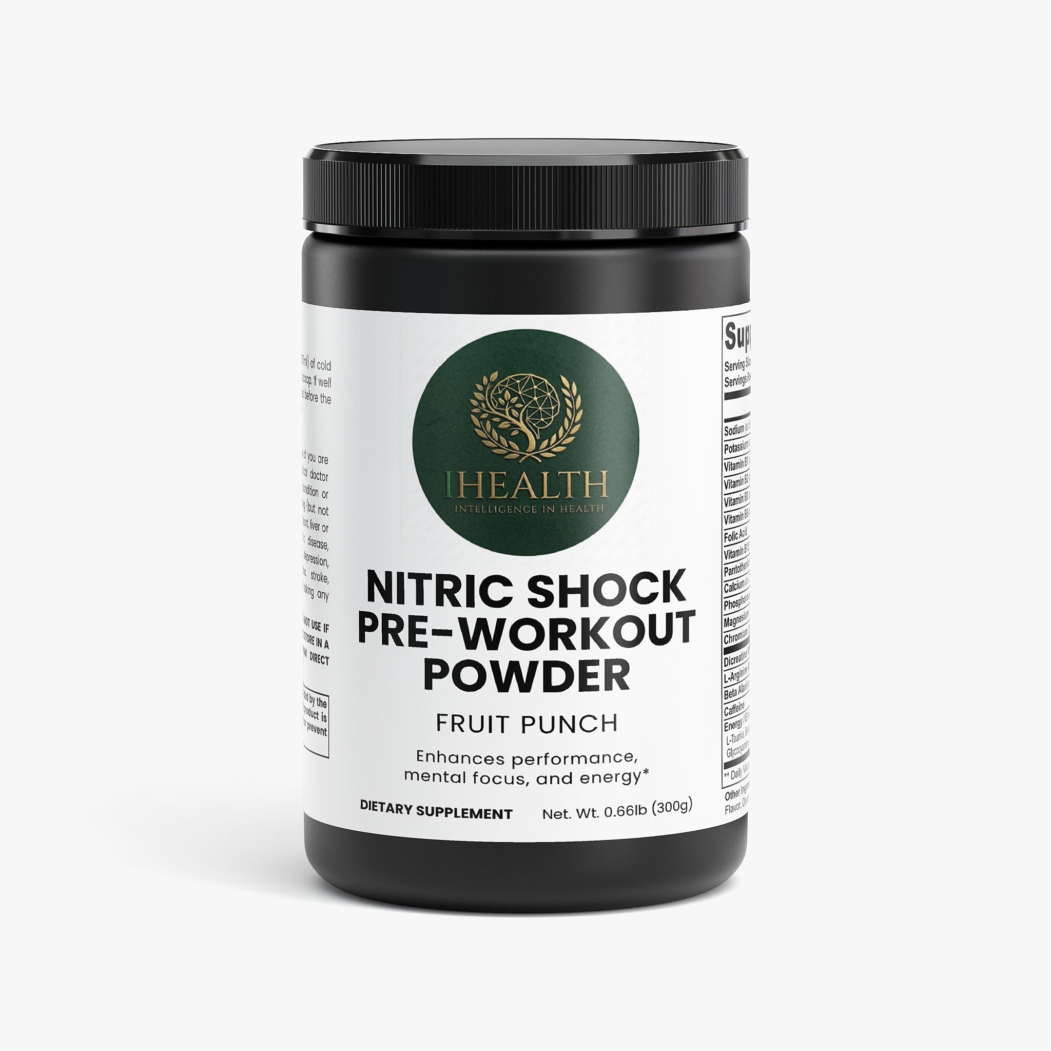 Nitric Shock Pre-Workout Powder (Fruit Punch)