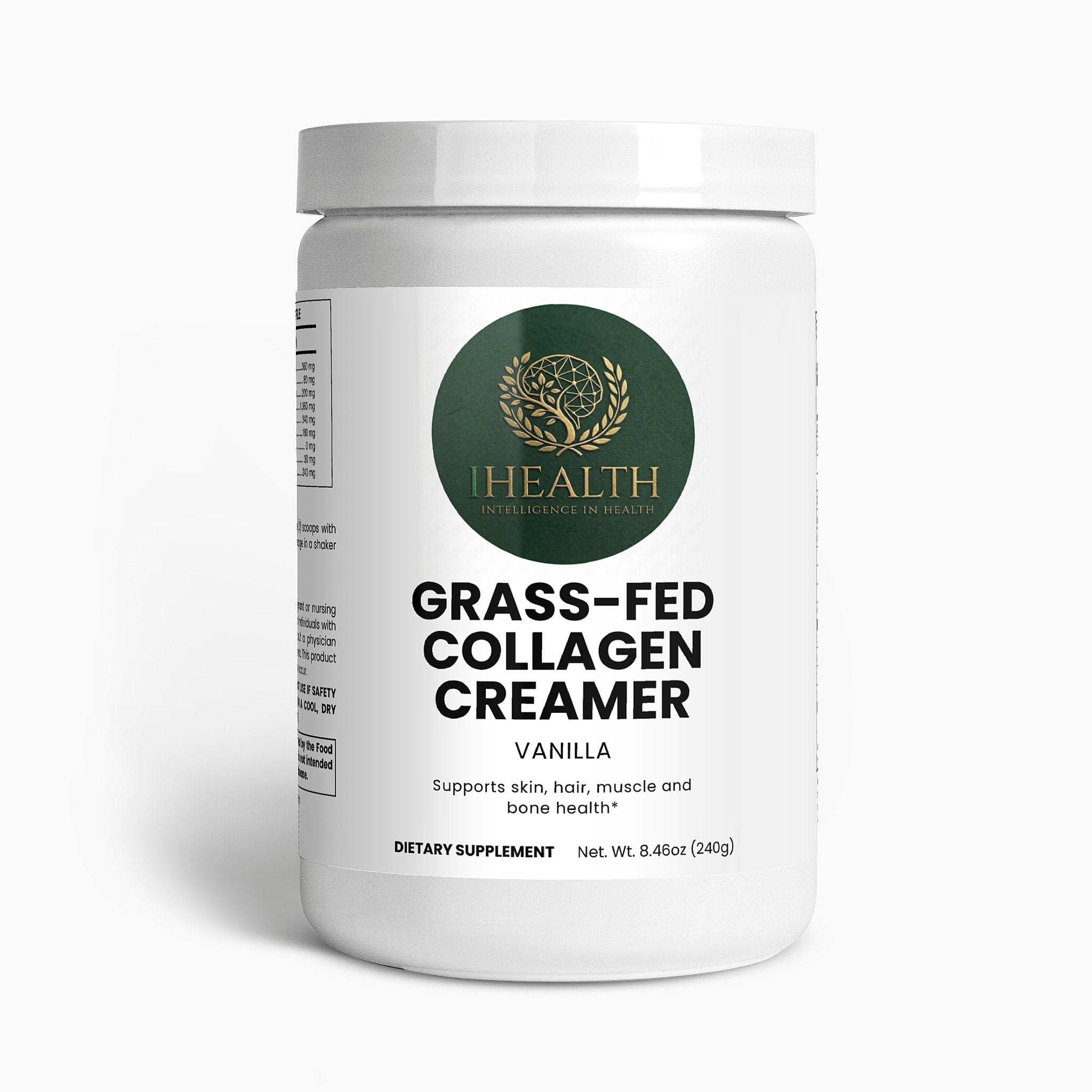 Grass-Fed Collagen Creamer (Vanilla)