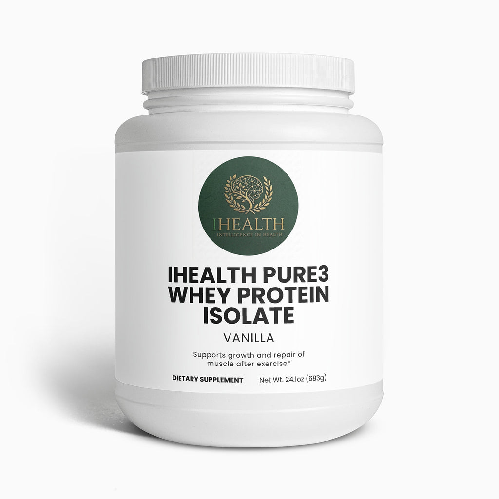 iHealth Pure3 100% Whey Protein Isolate (Vanilla)