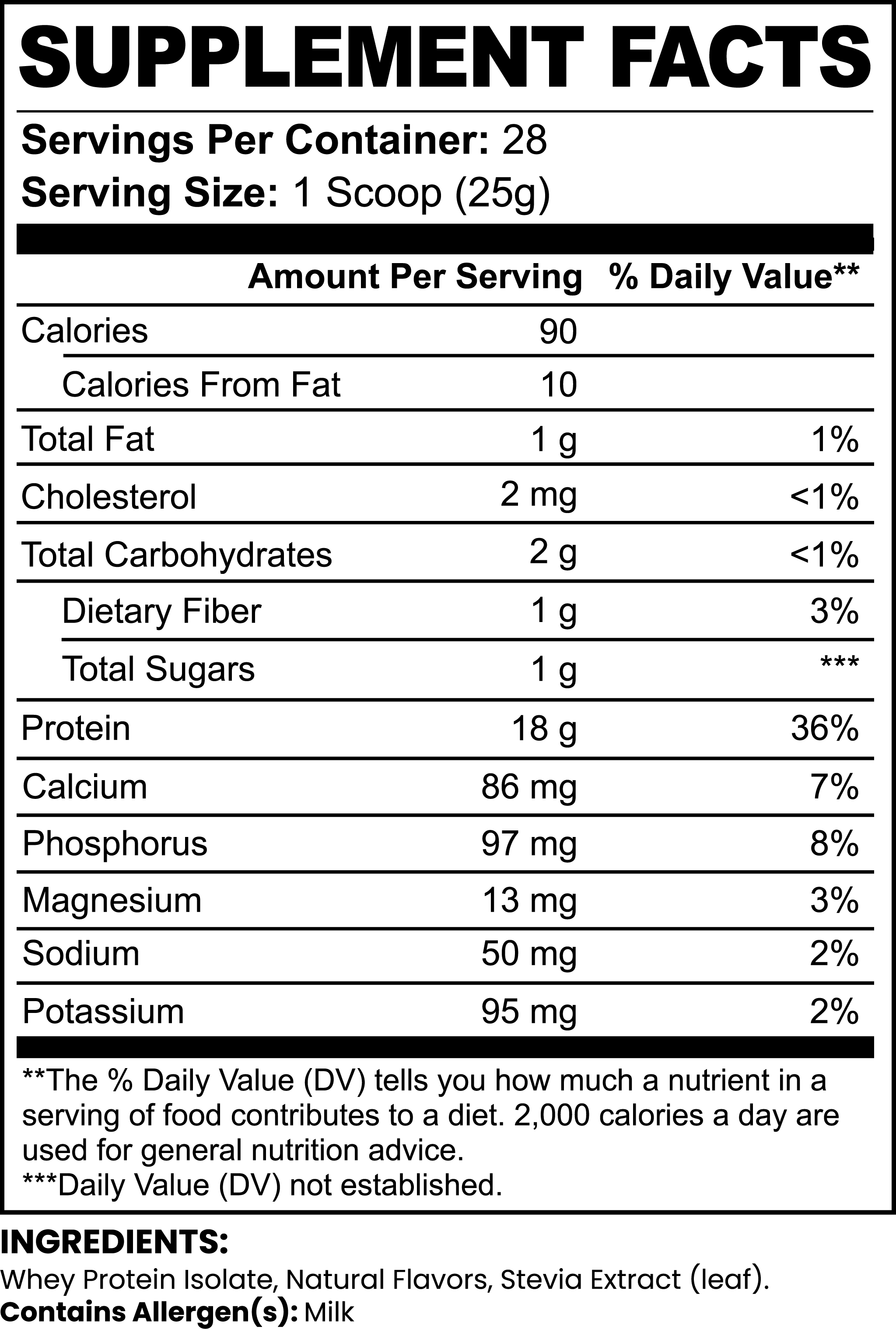 iHealth Pure3 100% Whey Protein Isolate (Chocolate)